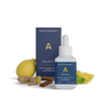 Blue Burn with packaging and key ingredients