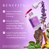 Every Phase™ benefits: Supports hormonal balance for mood & energy*; Relieves cramps, occasional hot flashes, mood swings, sleep issues, and brain fog*; Supports cycle regularity, healthy flow, skin, joints, and emotional balance*. *These statements have not been evaluated by the Food and Drug Administration. This product is not intended to diagnose, treat, cure, or prevent any disease.