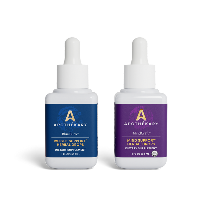 Energy Duo, featuring Blue Burn® for metabolic and weight support and MindCraft™ for cognitive and longevity support