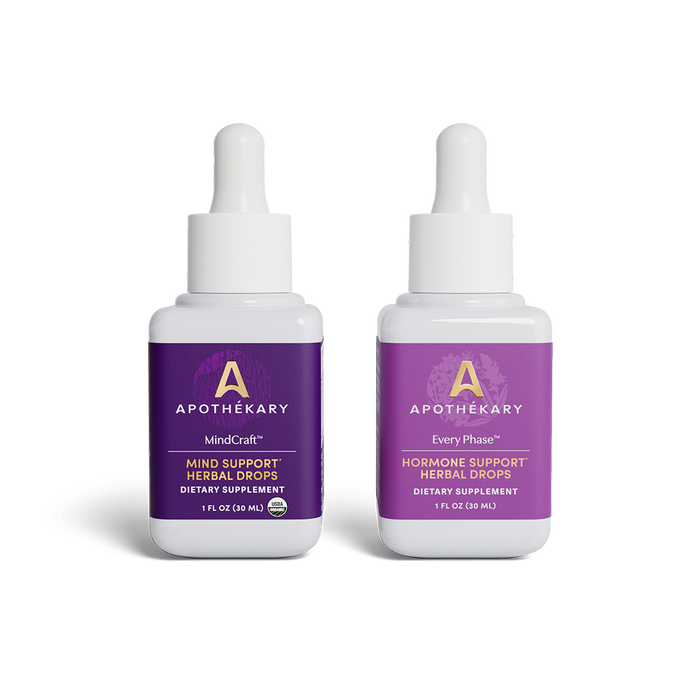 Hormone Hero Duo featuring MindCraft™ for cognitive and longevity support and Every Phase™ for Hormone Support