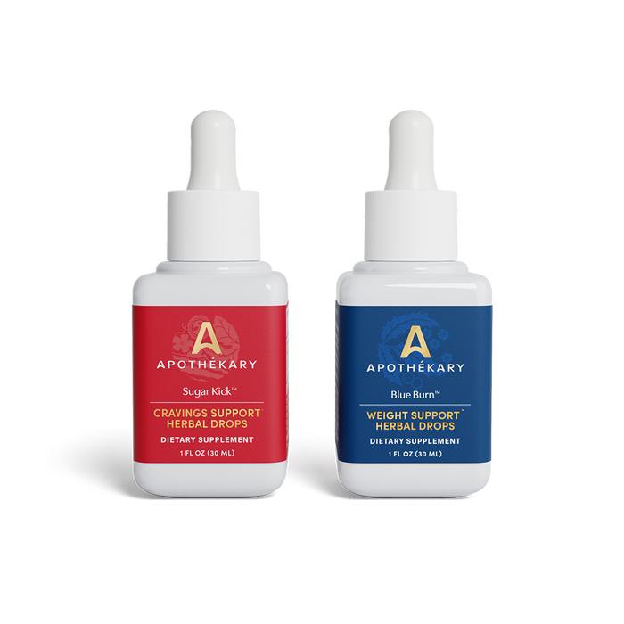 Metabolic Duo featuring Blue Burn® to support a healthy metabolism and weight and Sugar Kick™ to support sugar cravings