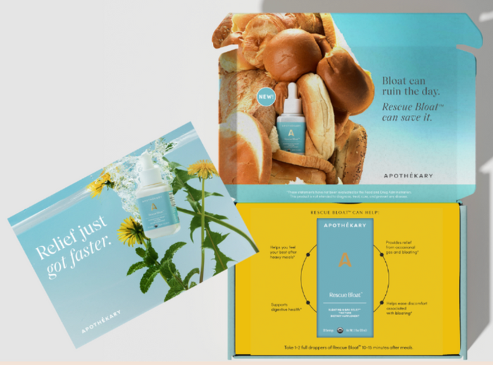Rescue Bloat PR Box + Postcard