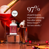 Apothékary Wine Down™ displayed with cocktail glass, cinnamon sticks, and berries. Text states: 97% of participants reported drinking less after two weeks of using Wine Down™. Includes CitrusLabs clinical seal. Disclaimer: results from a randomized, double-blind, placebo-controlled clinical study with 80 participants conducted for 8 weeks.